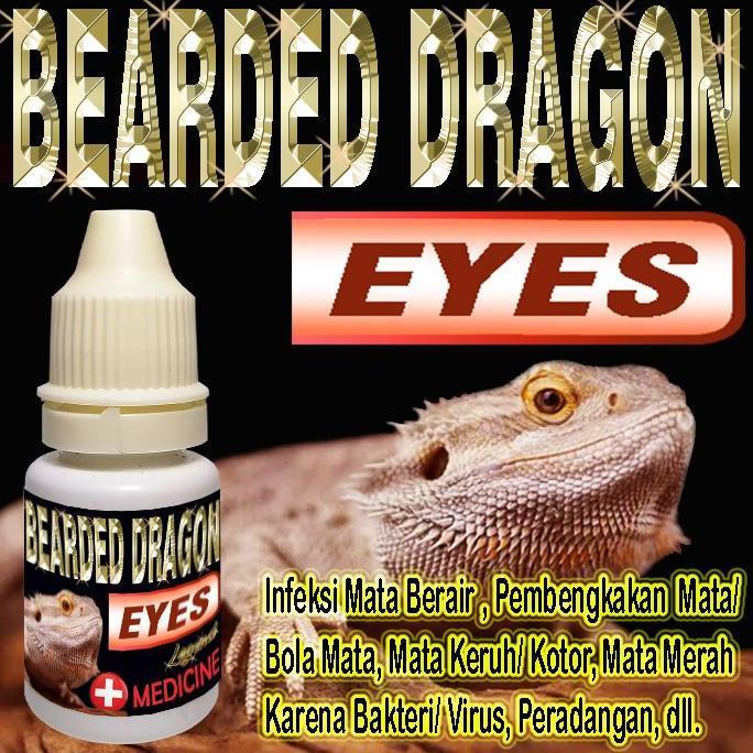 Deepanim- Bearded Dragon Eyes Obat Tetes Mata Berselaput Tertutup Infeksi Berair Bengkak Merah Perad