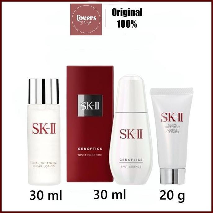 Sk-Ii/Sk2/Skii/Sk Ii Genoptics Spot Essence 30 Ml + Cleanser + Toner