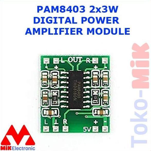 PAM8403 PAM 8403 2 X 3W 2X3W DIGITAL POWER AMPLIFIER MODULE PCB TKMK
