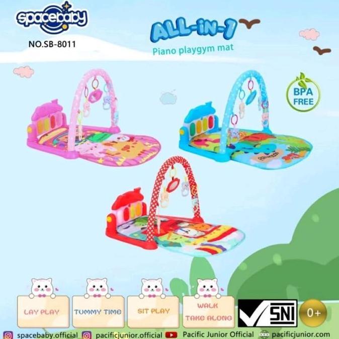 Spacebaby SB-8011 Baby Piano Playgym SB8011 SB 8011 Alas Matras Mainan Bayi