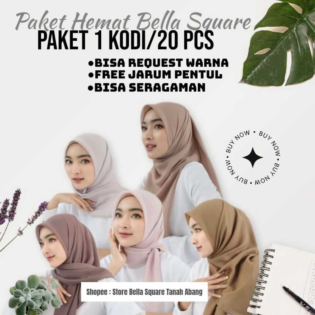 BELLA SQUARE PAKET HEMAT 1 KODI/20 PCS