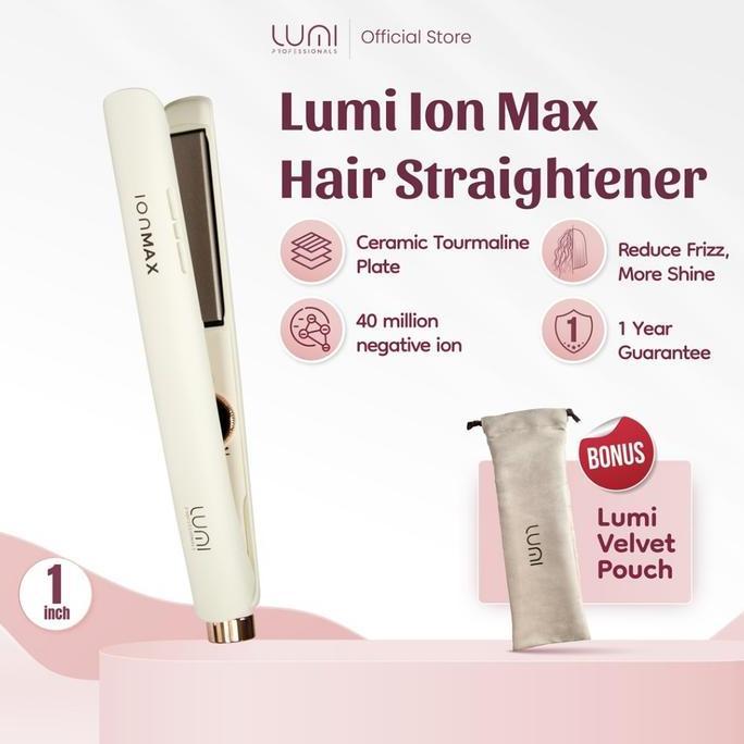 * Lumi Ionmax Hair Straightener 1 Inch - Catokan Rambut *