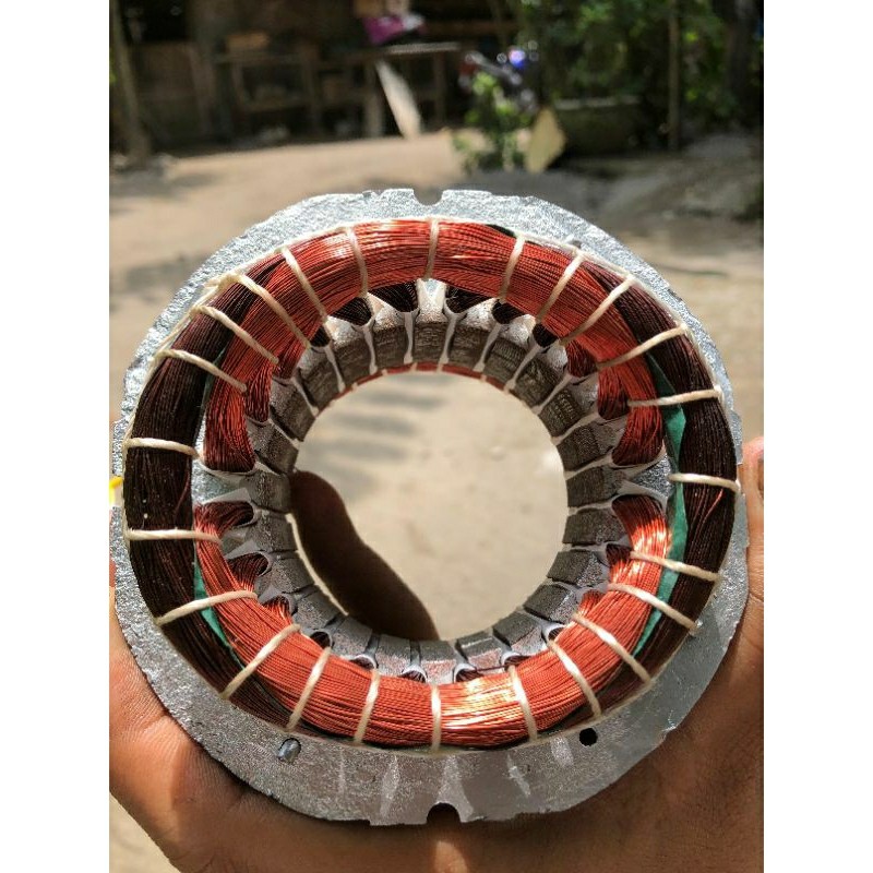 NEW -spul gulungan stator pompa air shimizu type 125/126/128/130/135 E