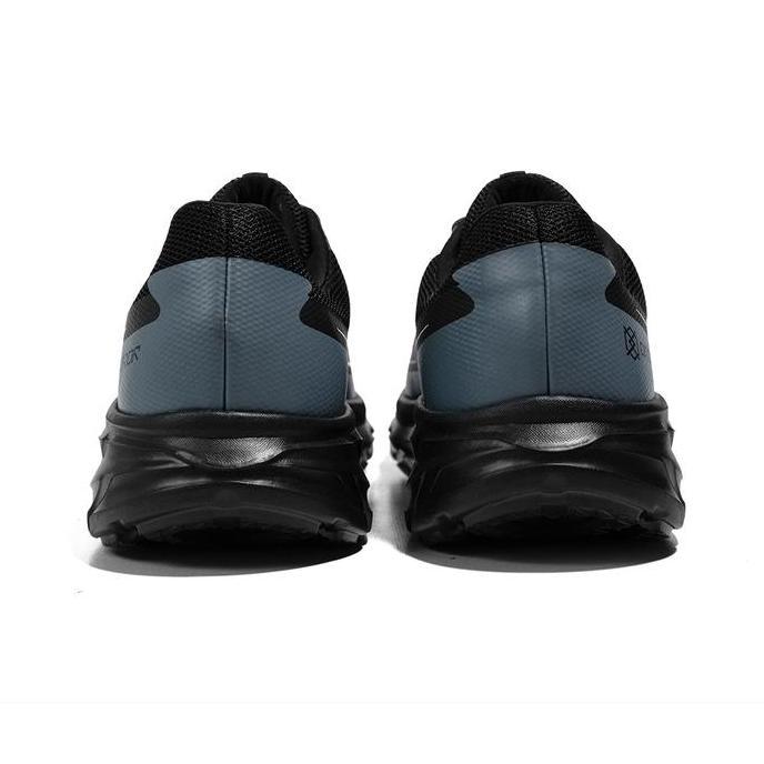 Kasho- Ordr Footwear - Sepatu Sneakers Casual Sport Sekolah Pria Nita Velox 6 Black Grey