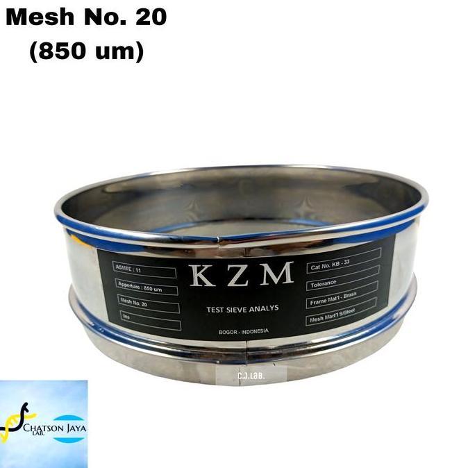 Sieve Ayakan Stainless Mesh 20 Test Mesh 20 (850 um) SHA