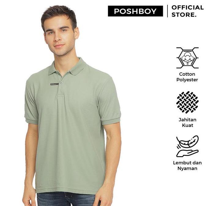 Gntg- Poshboy Basic Polo Shirt - Kaos Kerah Pria Lengan Pendek