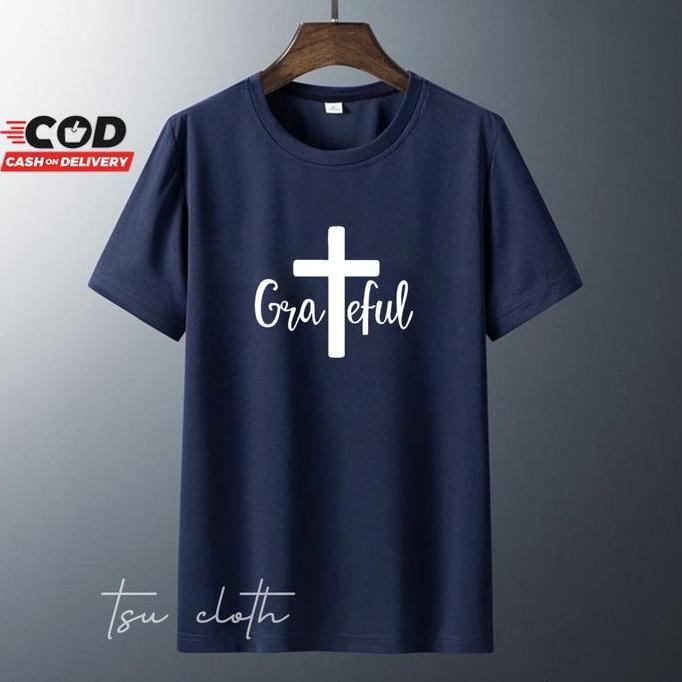 Gntg- Kaos Gambar Salib / Kaos Rohani Pria / Kaos Jesus / Kaos Salib Kristen / Baju Salib Pria / Kao