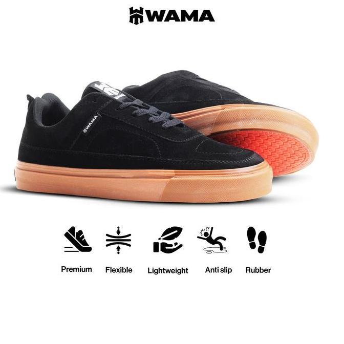 [CUCI GUDANG] Sepatu Wama Temfox 39-43 Sepatu sneakers Pria vulcanized