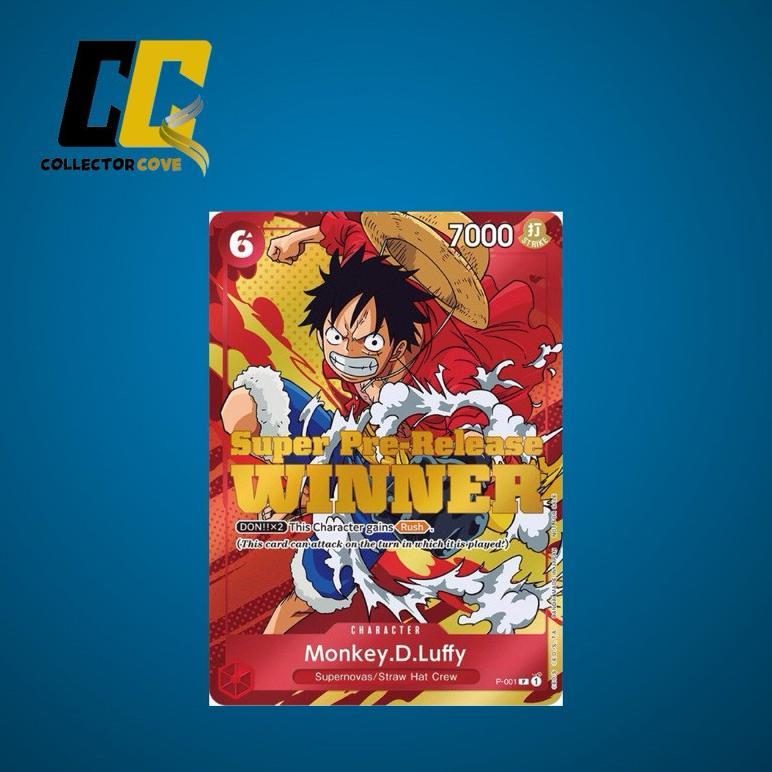 Buy One Get One One Piece Limited Edition Monkey D Luffy 1St Super Pre-Release Winner Trading