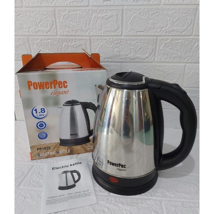 Kettle / Teko Listrik / Ceret Listrik / Pemanas Air Stainless Steel