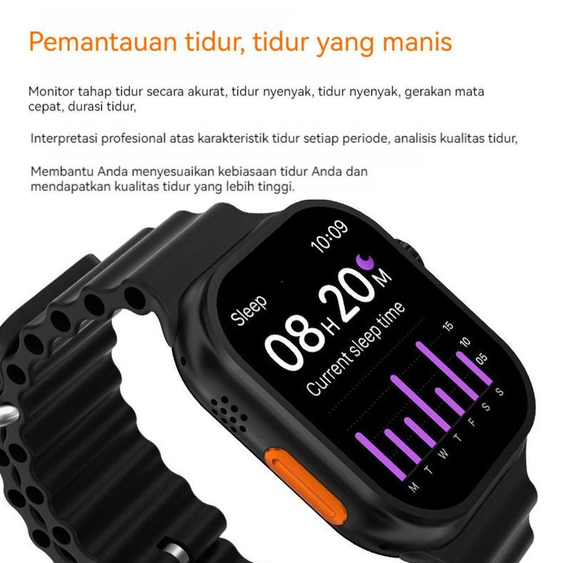 HOT SALE OEM Smartwatch Z66 Ultra Bluetooth Phone Call Layar Full HD Baru Gratis TWS Strap Garansi