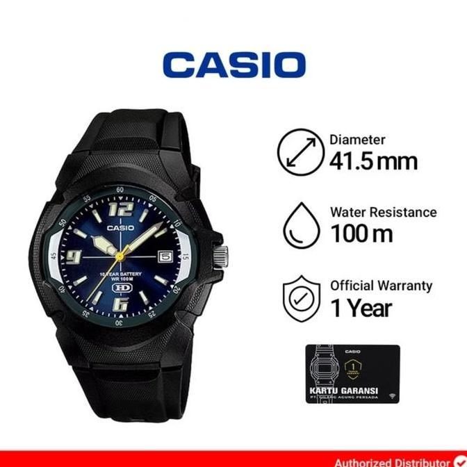 CASIO MW-600F-2AVDF MW600F-2AVDF JAM TANGAN ANALOG ORIGINAL TAHAN AIR