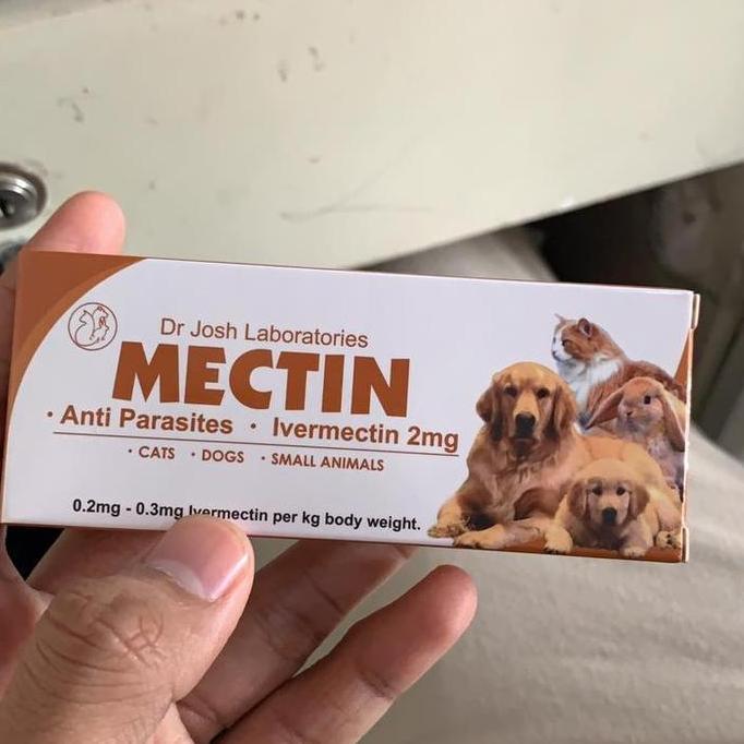 OBAT KUTU ORAL MECTIN (1 BOX) 20 TABLET/ANTI PARASIT/INVERMECTIN 2MG