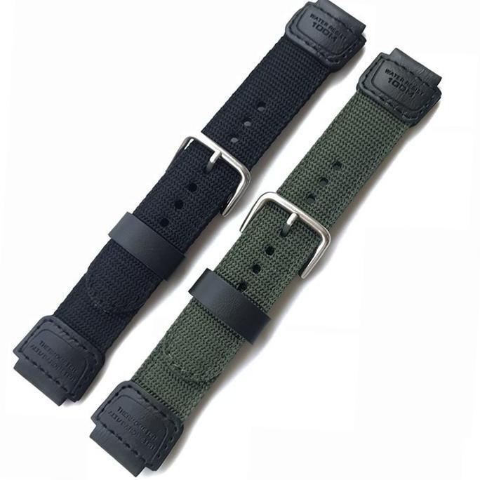 Clock- Strap Nylon Tali/Jam Kanvas Casio/Tali Kanvas Casio/Tangan Canvas Nylo