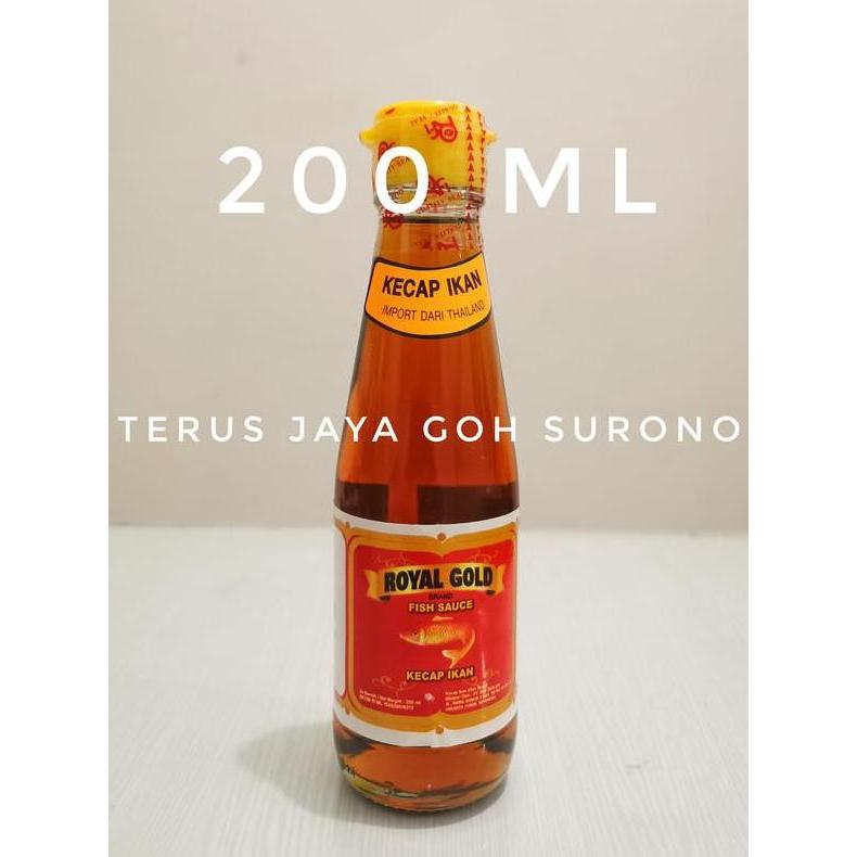 Spice- Kecap Ikan Royal Gold Fish 200Ml Kecap Ikan Thailand