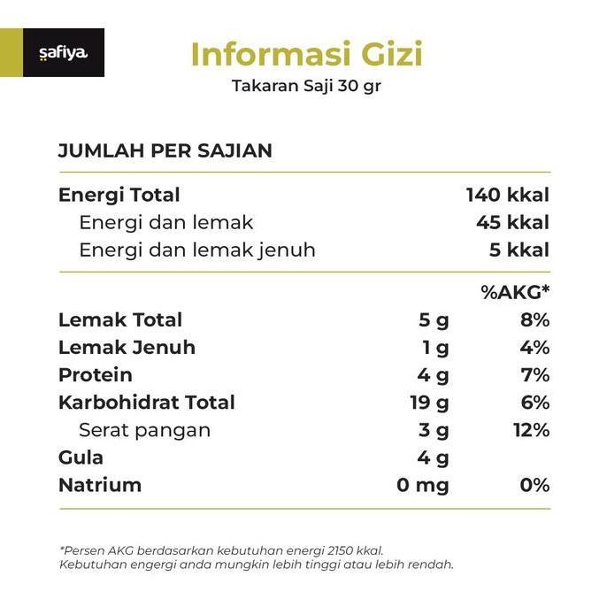 Trus- Muesli Safiya 1 Kg Safiya Sereal Sarapan Muesli