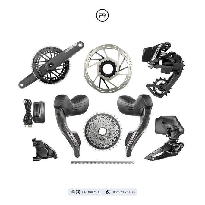Promo SRAM Force AXS HRD E1 Road Groupset Diskon