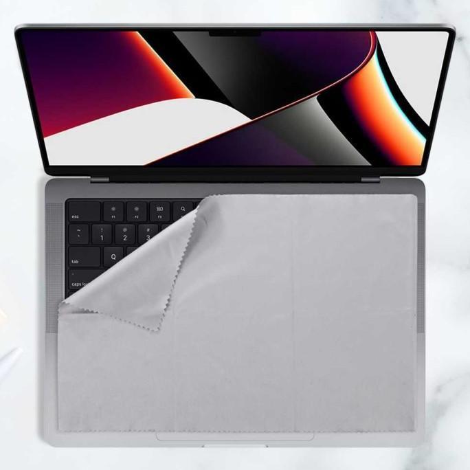 FERDYSHP991 - TAFFGO KAIN MICROFIBER COVER PENUTUP PELINDUNG KEYBOARD LAYAR LAPTOP 13 14 15.6 INCH -