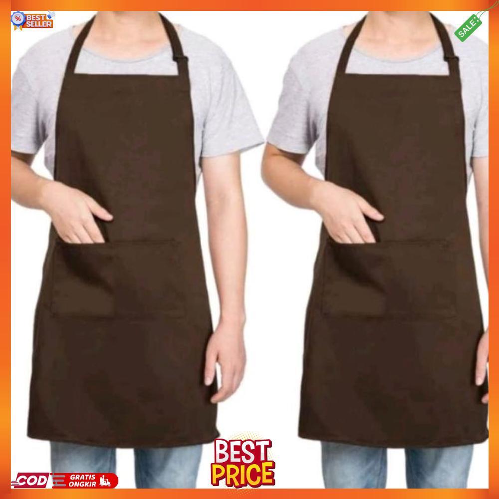 CELEMEK/APRON/RESTORAN/KOKI/MASAK/ CELEMEK POLOS/APRON MASAK ALGHIFARI