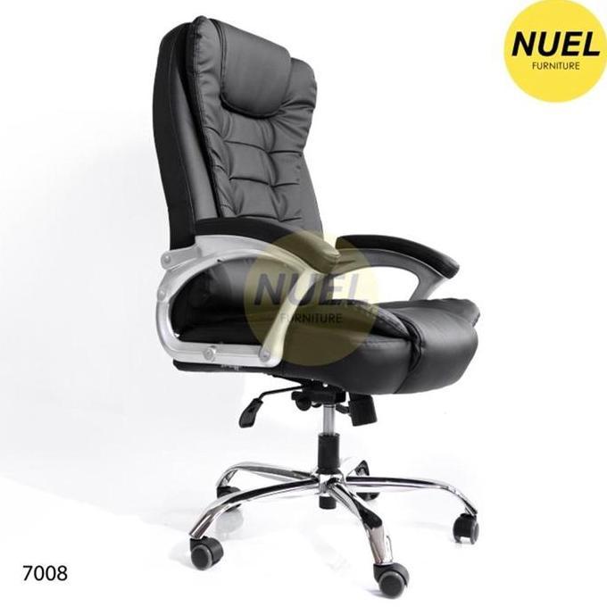 TERBARU - NUEL Kursi Direktur Kantor / Office Chair Kulit Oscar Premium