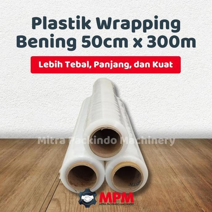 Plastic Wrapping / Wrapping Strect Film / Pallet 50 cm X 300 m