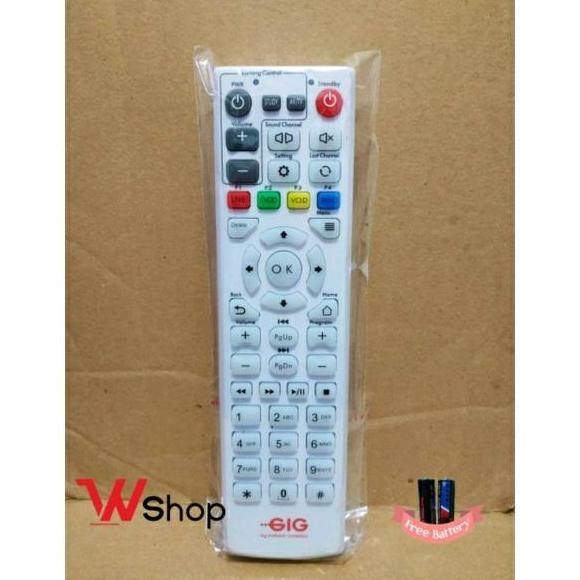 Remot Remote Resiver Tv Paola Gig / Indihome Fiber Original