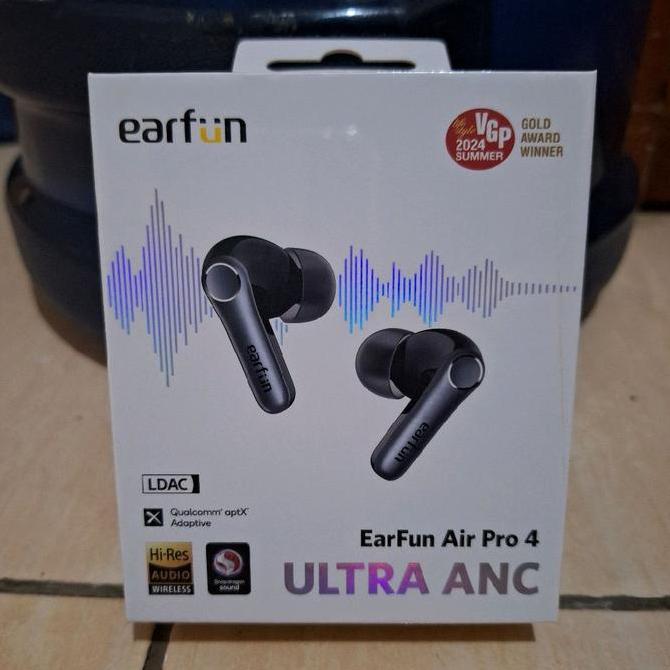 Promo Earfun Air Pro 4 warna hitam Diskon