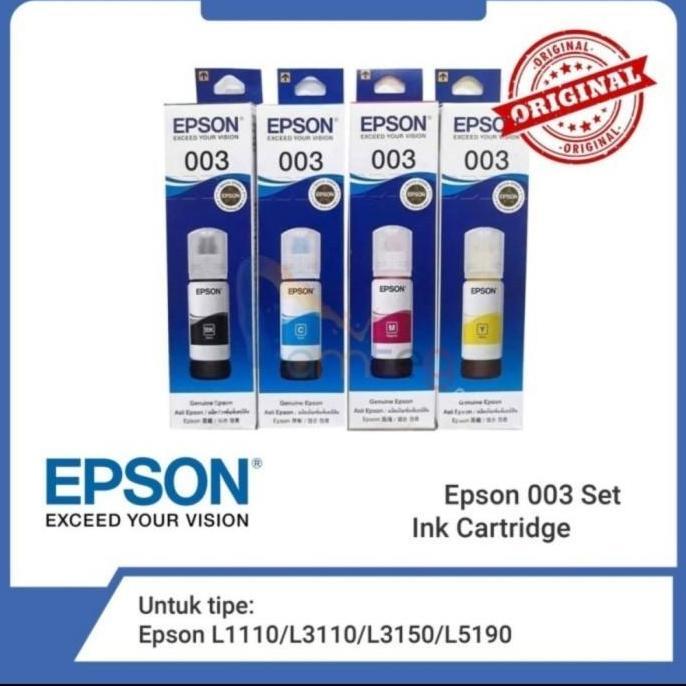 Tinta Epson 003 Original 1 Set L3210