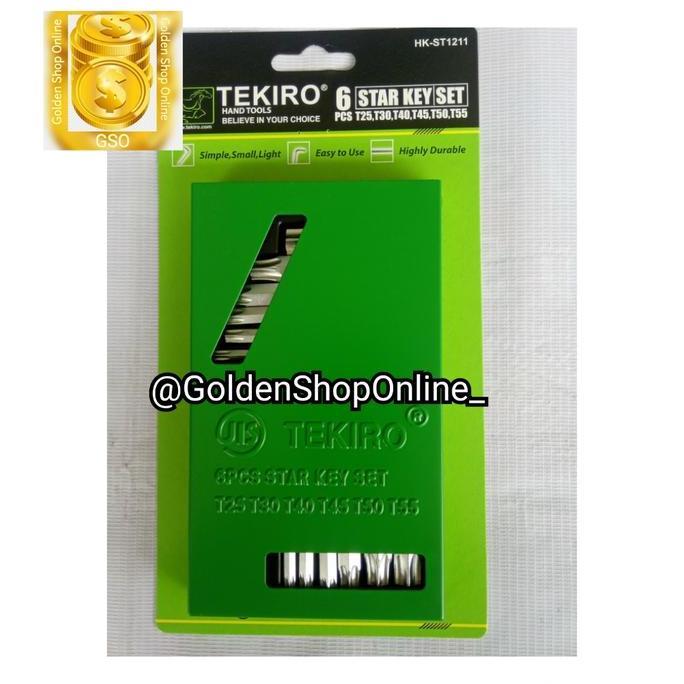 Kunci L Set Bintang T25-T55 Tekiro