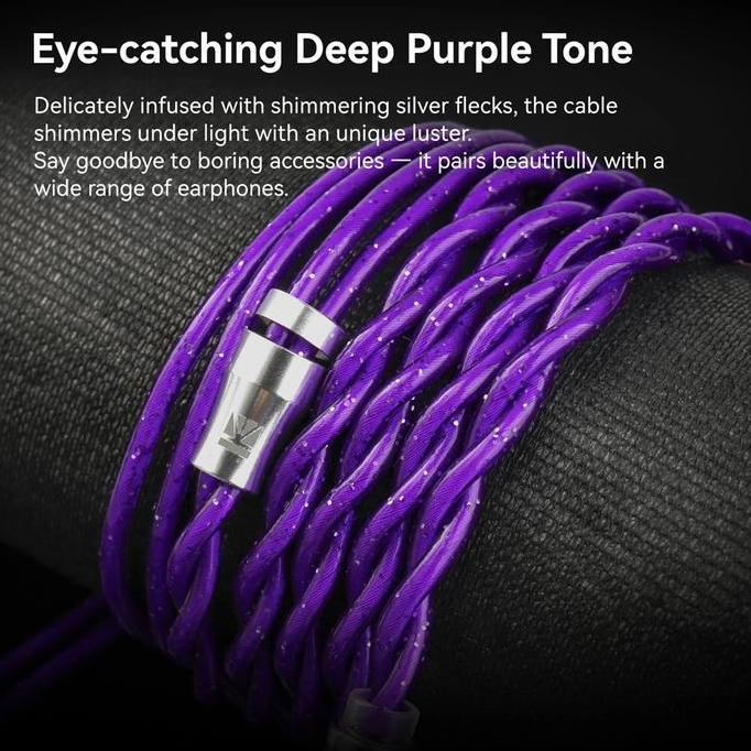 Promo KBEAR Zi Xiao Alloy Copper + Silver Plated Copper Kabel Earphone IEM Upgrade Cable ZiXiao Disk