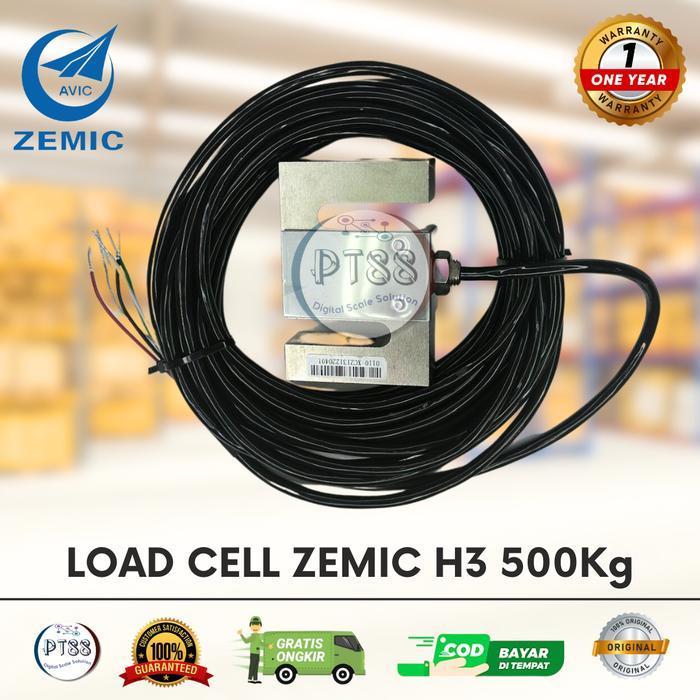 LOAD CELL ZEMIC H3 500KG / LOAD CELL S 500KG / LOAD CELL TENSION 500KG ORIGINAL DAN TERPERCAYA