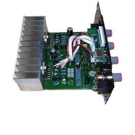KIT POWER AMPLIFIER SPEAKER SUBWOOFER MOBIL STEREO 80W IC TDA-2005 + MP3 BLUETOOTH USB SD CARD RADIO