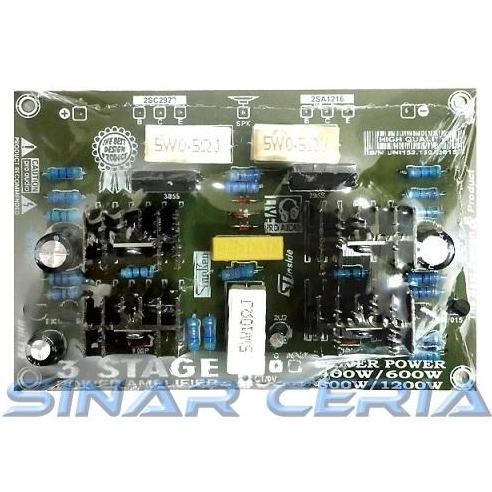 KIT DRIVER POWER AMPLI MONO 3 STAGE 3 TINGKAT FOR SYSTEM 400-1200WATT AMPLIFIER SUBWOOFER
