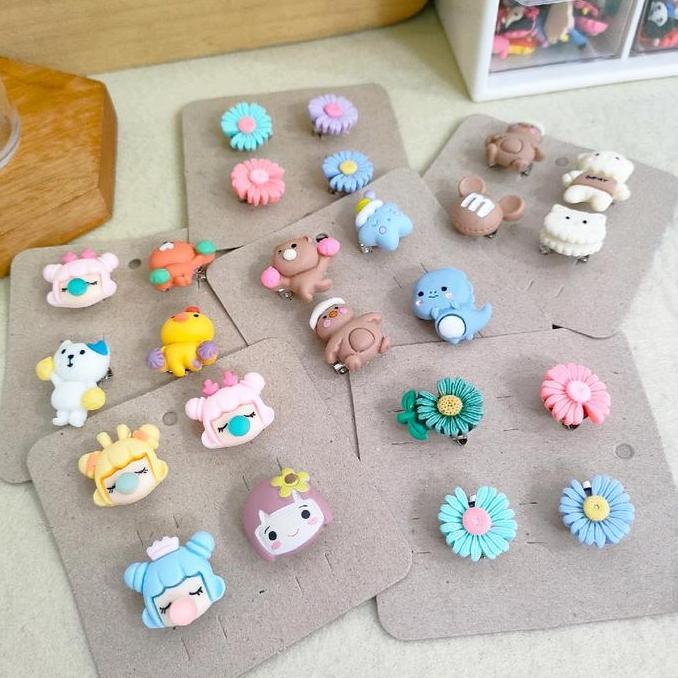 Bros Hijab Mini Clay Lucu / Peniti Hijab