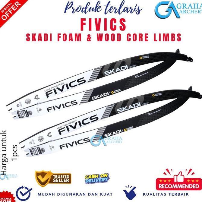 FIVICS LIMBS SKADI FOAM CARBON | LIMBS BUSUR PANAHAN RECURVE / BAREBOW PRESTASI LIMBS HIGH END | ALA