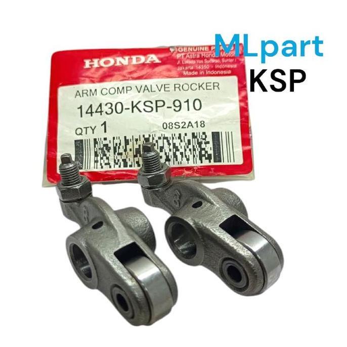 Honda Platuk Piano Klep Mega Pro New Verza 150L Ksp 14430-Ksp-910 Original Arm Comp Valve Rocker Mot