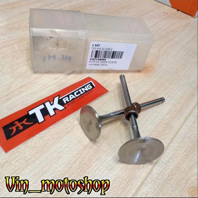 Payung Klep Honda Tiger Tk Racing Original - Ukuran Standar +1 +2 + Seal Klep Tk Excel