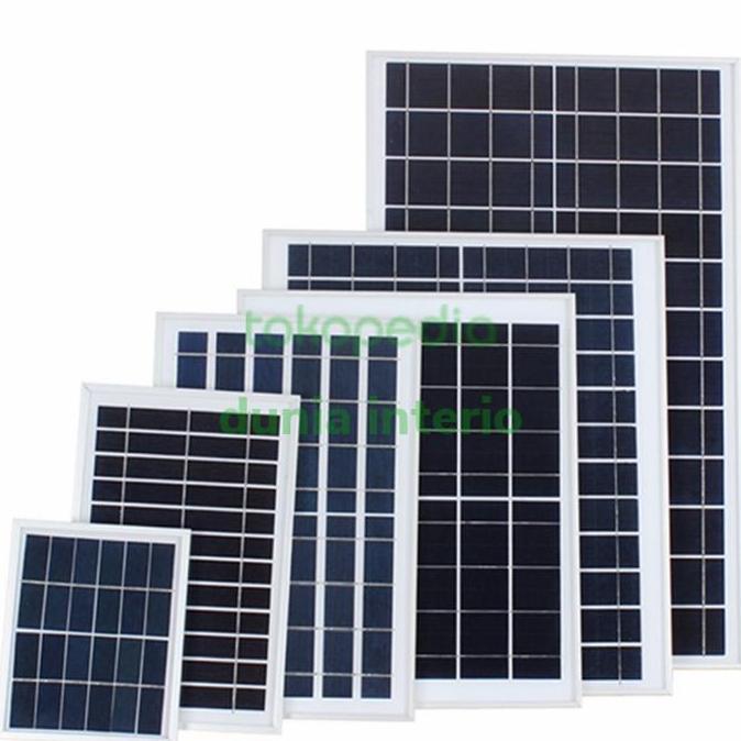 Panel Surya 12Wp 15Wp 6V Papan Solar Cell - Modul Fotovoltaik 12Wp 15Wp 6Volt Untuk Proyektor Dan Po