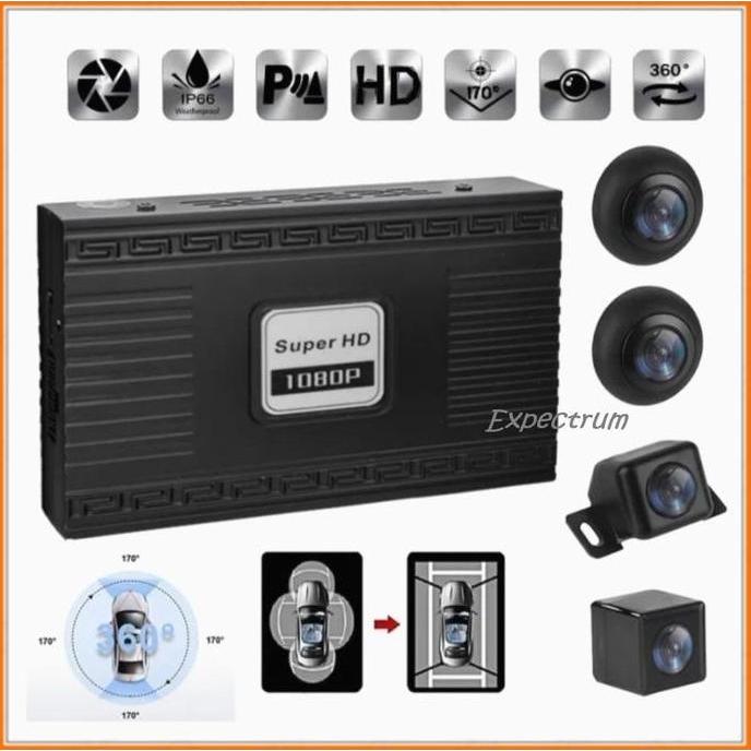 Promo Birdview Camera 3D | 360 Parking Sensor | Kamera parkir 360 3D Diskon