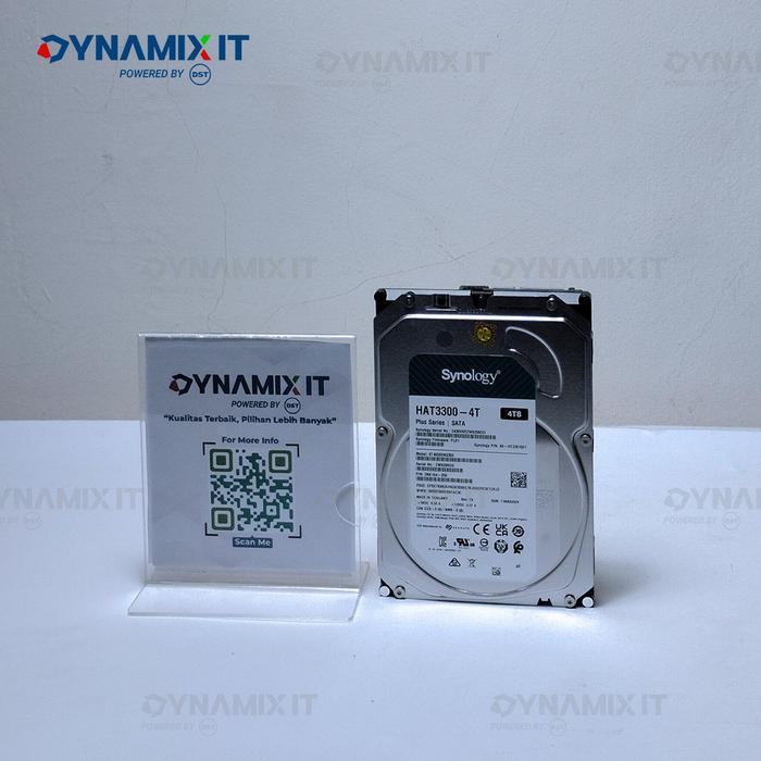 SYNOLOGY HDD PLUS SERIES HAT3300-4T 4TB 3.5" SATA HARDDISK ORIGINAL DAN TERPERCAYA