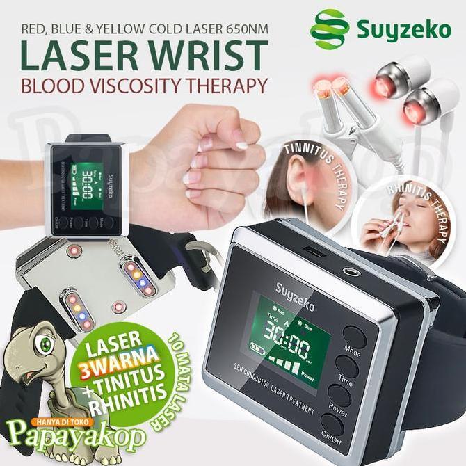 Jam Laser Terapi Darah & Jantung 10 Mata Laser Suyzeko dr Kesehatan