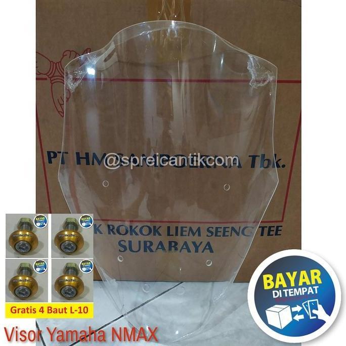 Promo Visor Windshield Variasi Yamaha NMAX Old Lama 2015 2016 2017 2018 2019 Bahan Acrylic Akrilik T