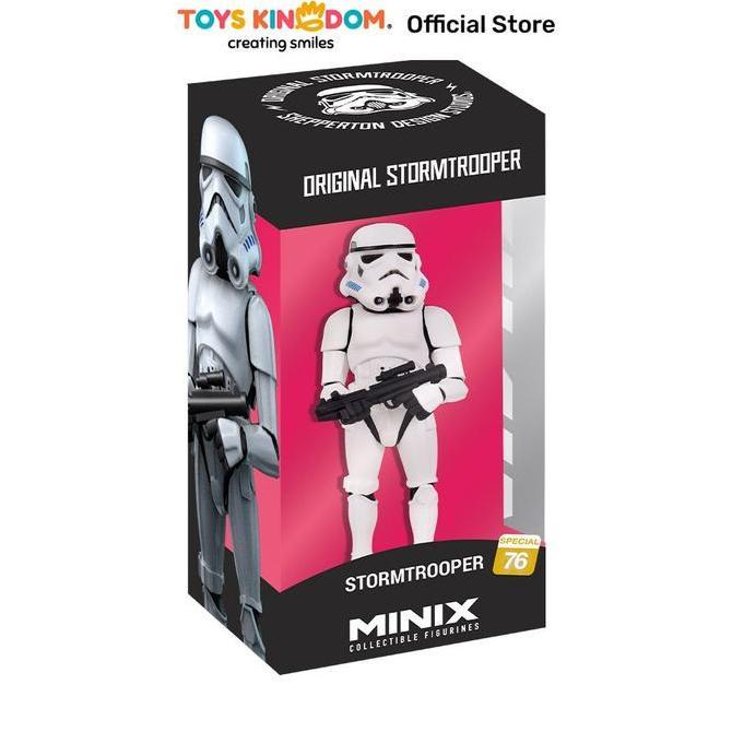 Toys Kingdom Minix Star Wars Figure Stormtrooper 12 cm - Putih Figur Miniatur Karakter Mainan Koleks