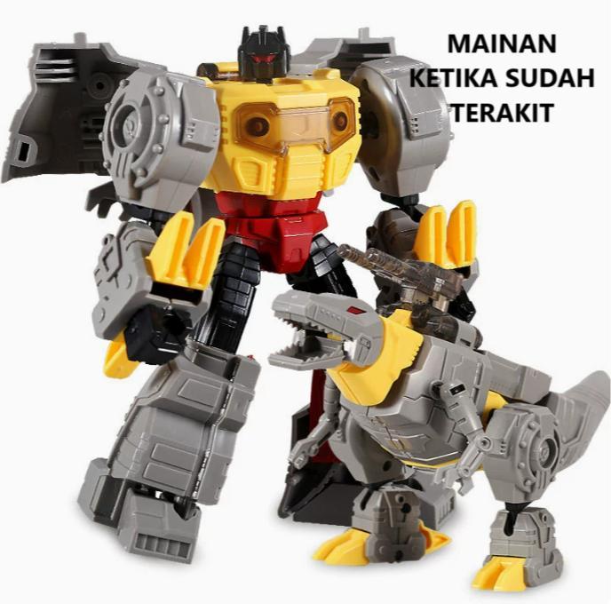 Ready KUBIANBAO Plastic Model Kit Mokit Rakit Robot Transformasi G1 Grimlock Tyrannosaurus Rex