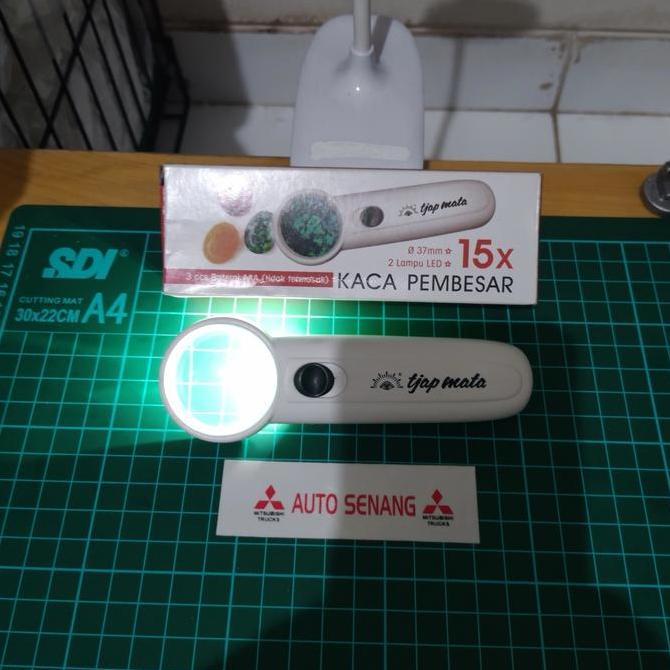 Kaca pembesar/magnifier 15X zoom TJAP MATA asli Jerman Gundam/Tamiya