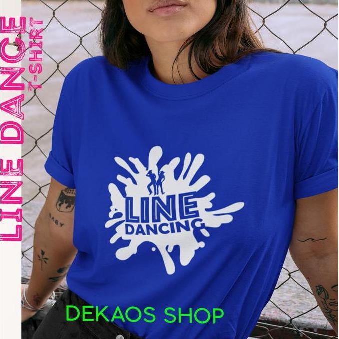 DI150 >> KAOS LINE DANCE / KAOS OLAHRAGA WANITA / BAJU OLAHRAGA WANITA / KAOS SENAM / KAOS SENAM WAN