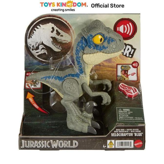 Toys Kingdom Jurassic World Figure Mega Roar Random Figur Miniatur Karakter Mainan Koleksi Collectib