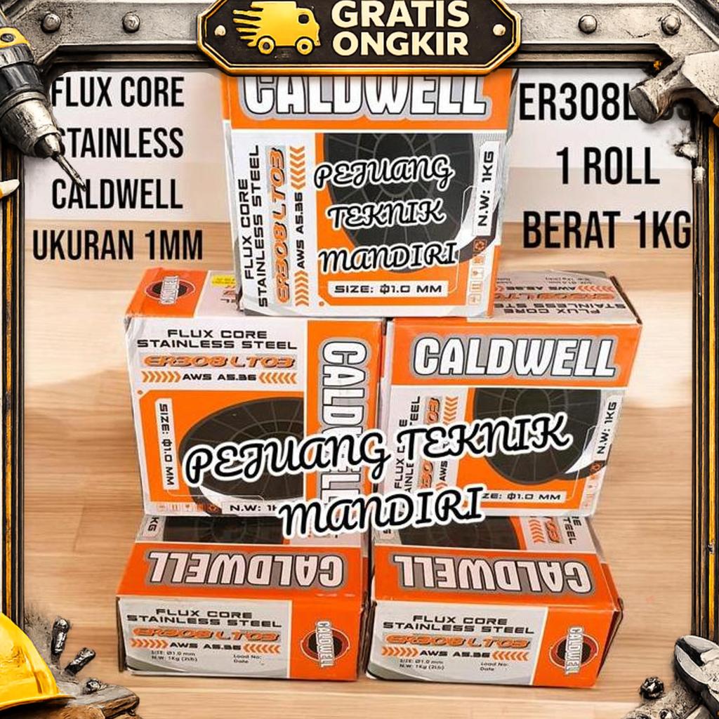 Kawat Las Flux Core Stainless 1Mm Caldwell / Kawat Las Fluxcore Stainless 1 Mm Caldwell