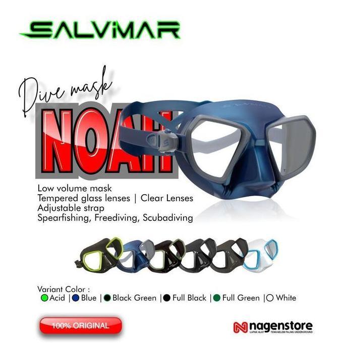 Mask Salvimar Noah Full Black Hitam Top