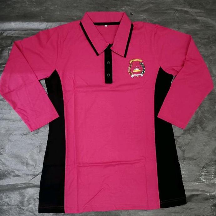 Setelan Olahraga Bhayangkari Pink Polri / Baju Olga Bhayangkari Polri